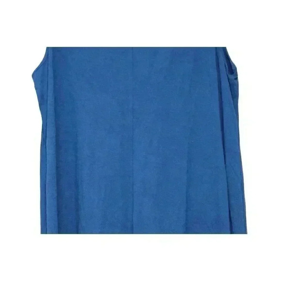 J Jill Wearever Collection Dress Size Medium Cobalt Blue Pintuck Pleat Stretch - Picture 11 of 14
